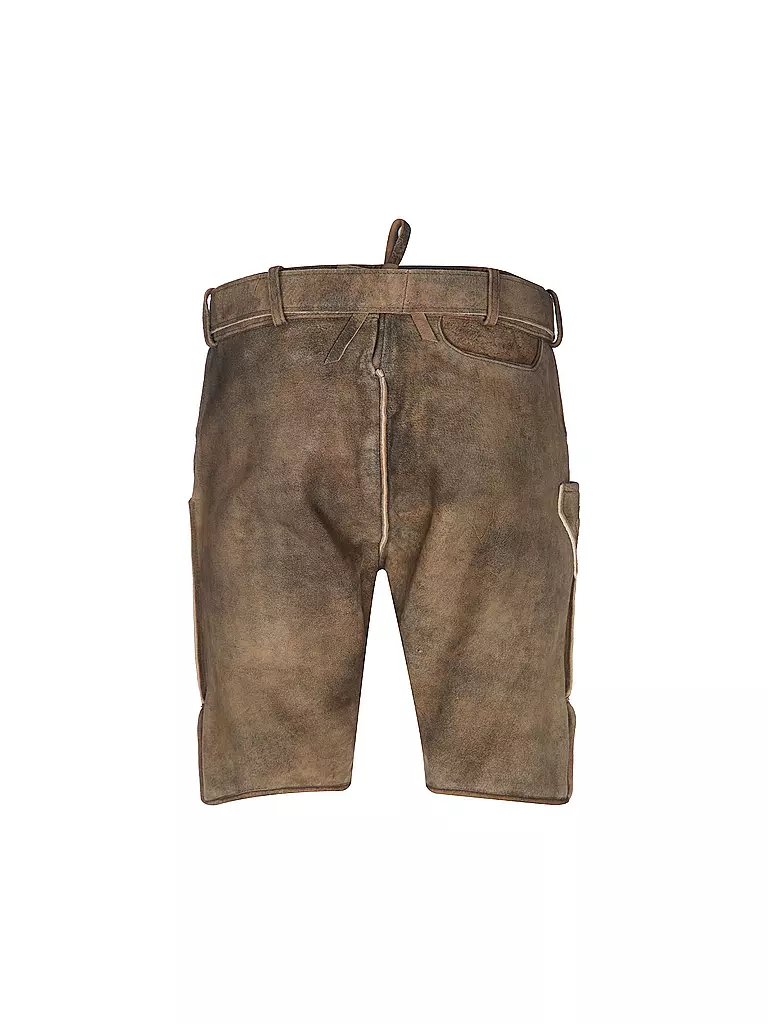 GWEIH & SILK | Lederhose ARNO  | braun