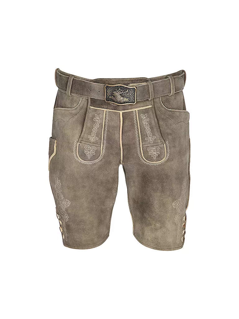 GWEIH & SILK | Lederhose KARLO | braun