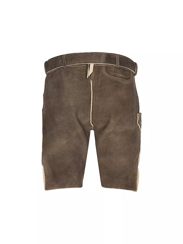 GWEIH & SILK | Lederhose KARLO | braun