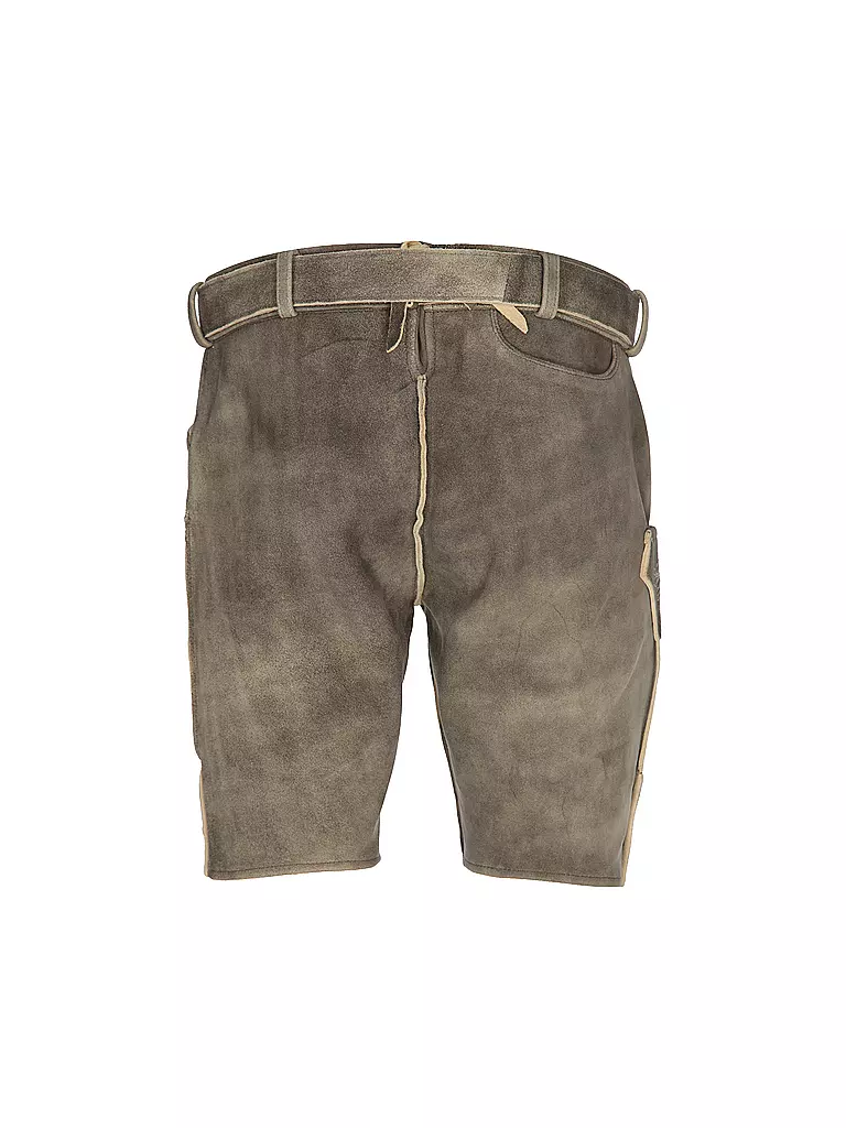 GWEIH & SILK | Lederhose KARLO | braun