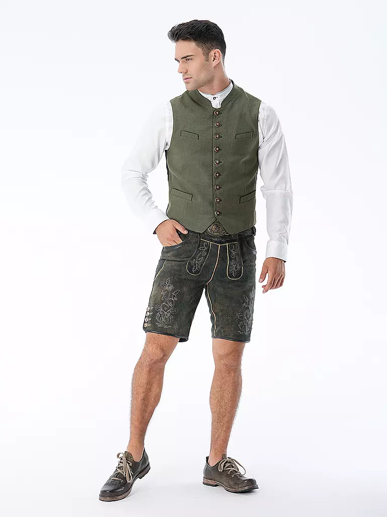 GWEIH & SILK | Lederhose RAPHAEL | braun