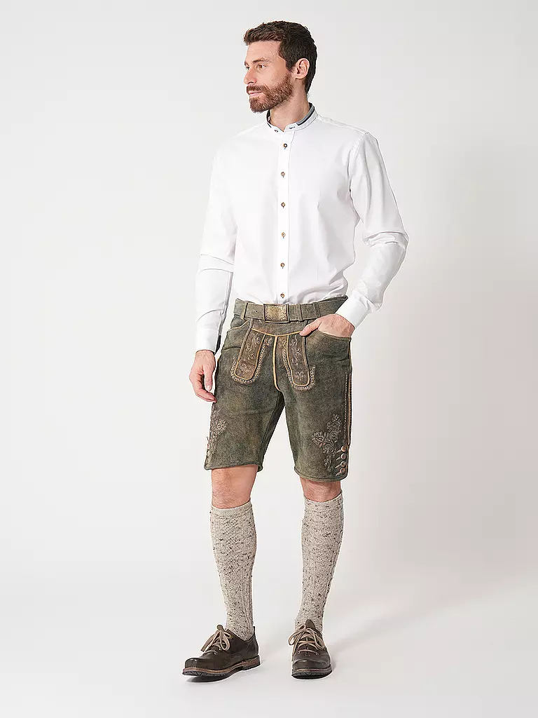 GWEIH & SILK | Trachtenhemd SCHRECKSEE | weiss
