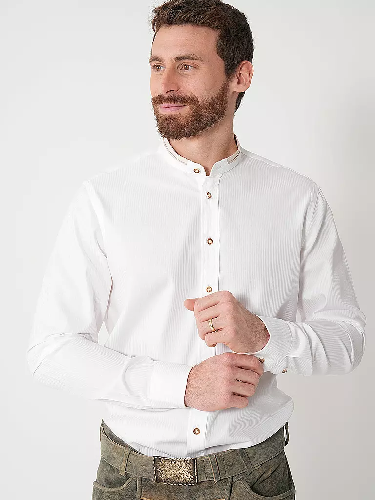 GWEIH & SILK | Trachtenhemd SCHRECKSEE | weiss