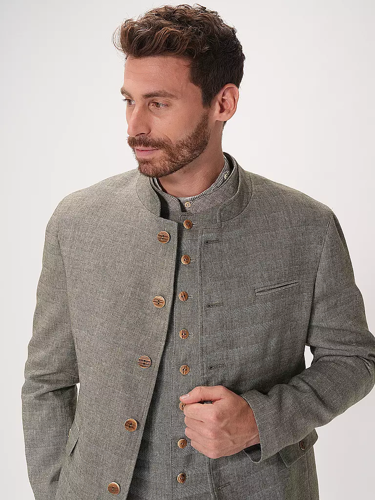 GWEIH & SILK | Trachtensakko LANDSBERG | hellgrau