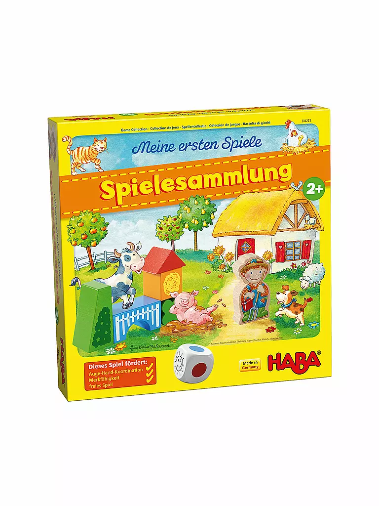 HABA | Brettspiel - Meine ersten Spiele – Spielesammlung | keine Farbe