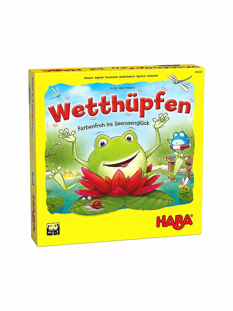 HABA | Brettspiel - Wetthüpfen | bunt