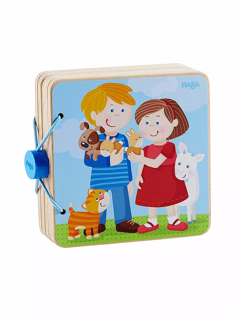 HABA | Holz-Babybuch Tierkinder | transparent