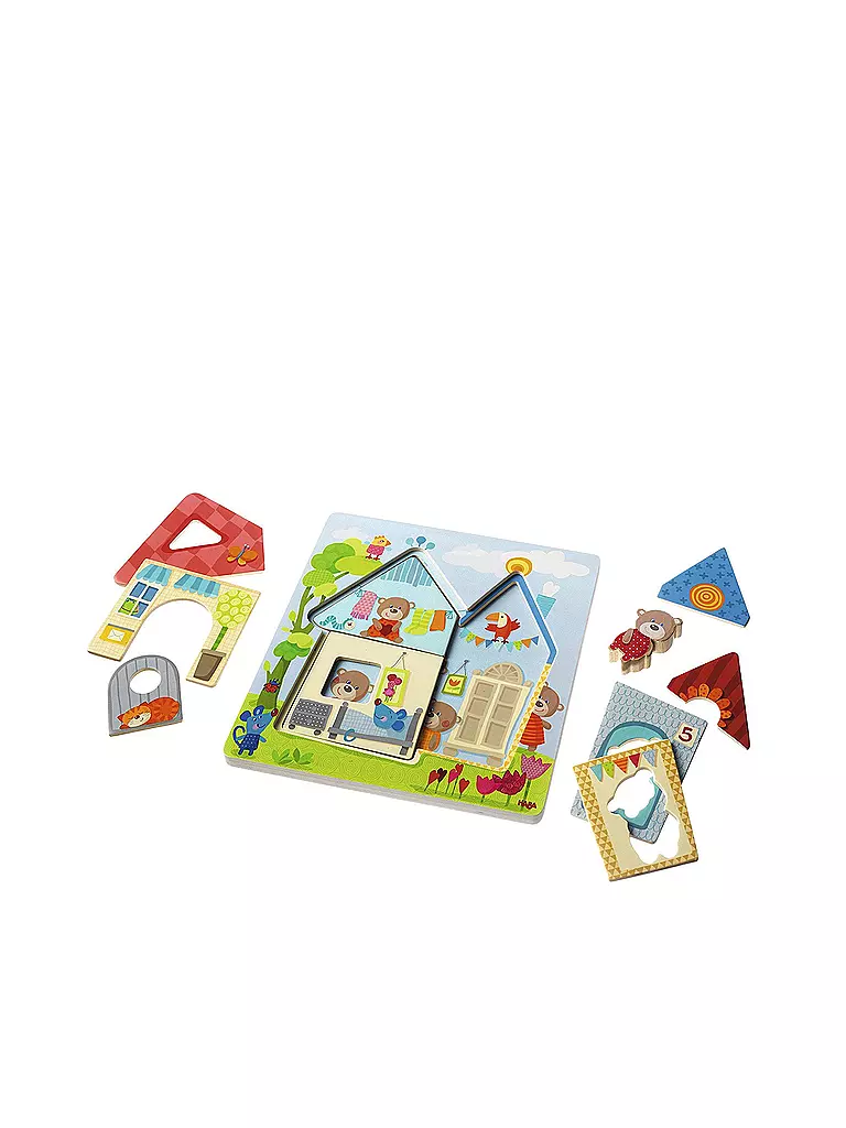 HABA | Holzpuzzle "Bärenhaus" | 