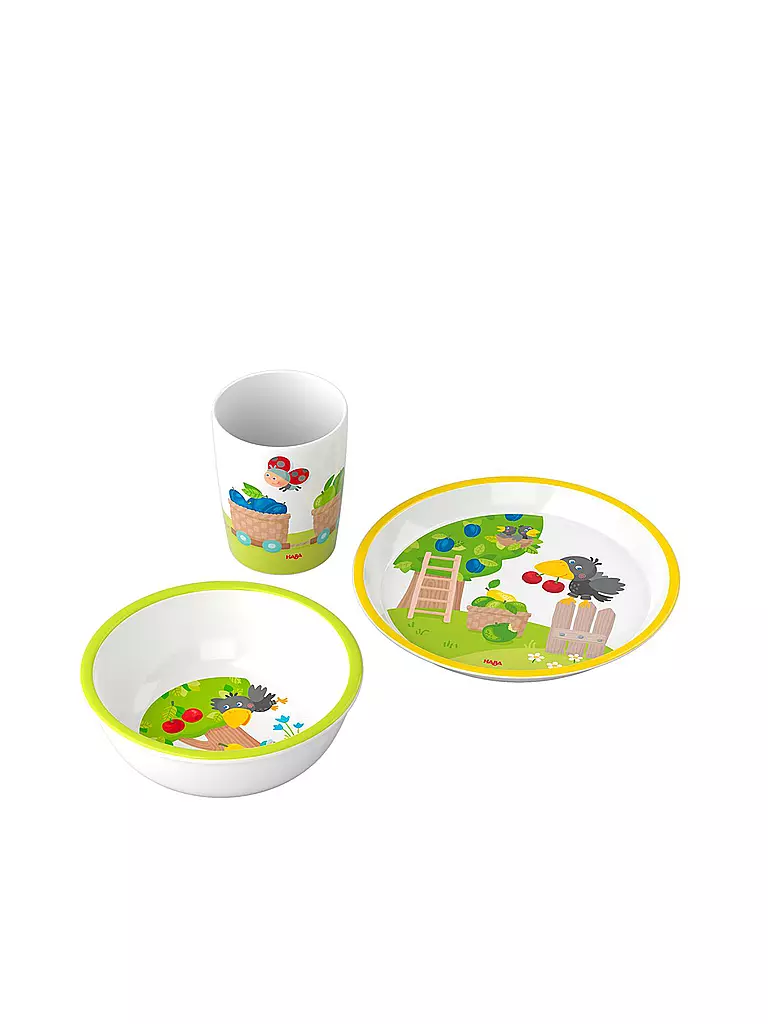 HABA | Kindergeschirr - Geschenkset Obstgarten | keine Farbe