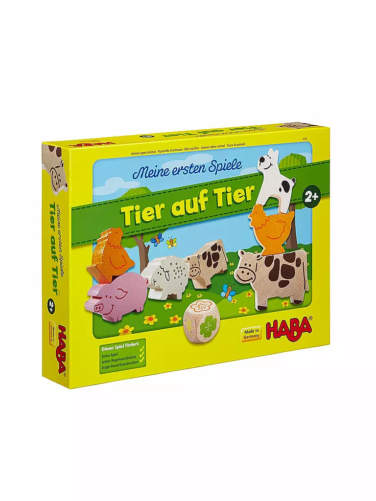 HABA | Kinderspiel - Meine ersten Spiele (Tier auf Tier) | 