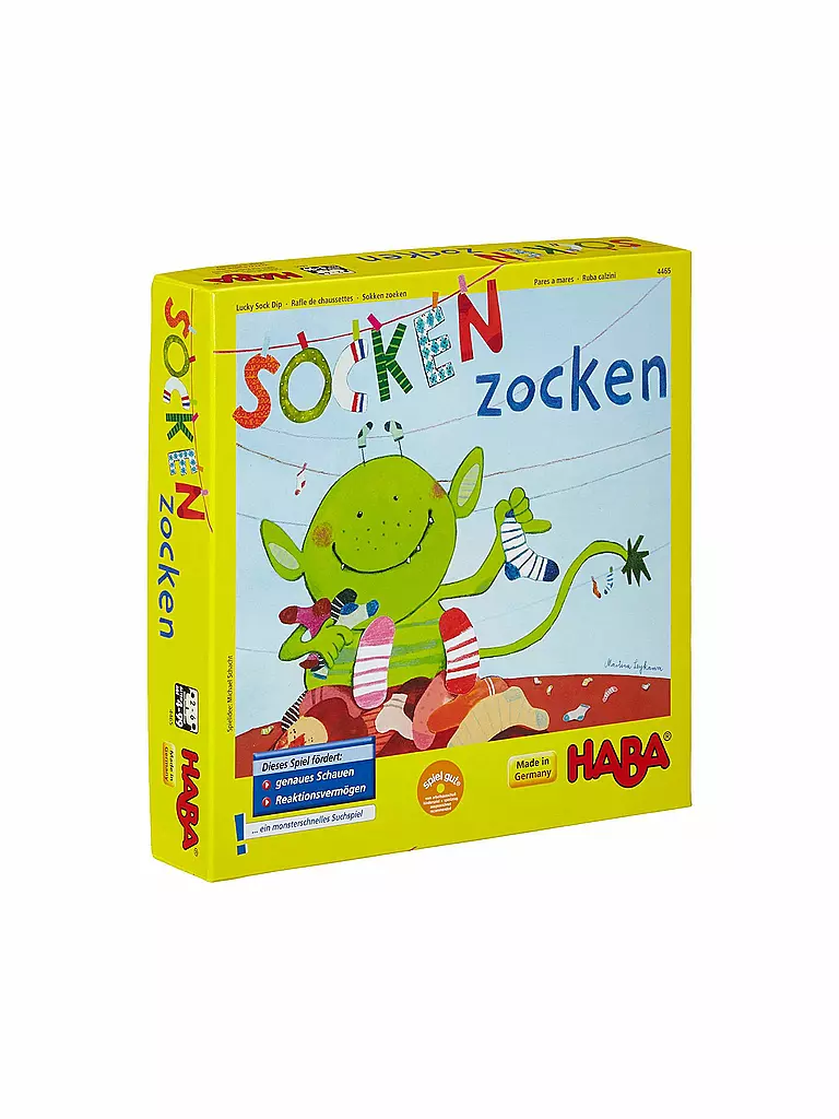 HABA | Kinderspiel - Socken Zocken | keine Farbe