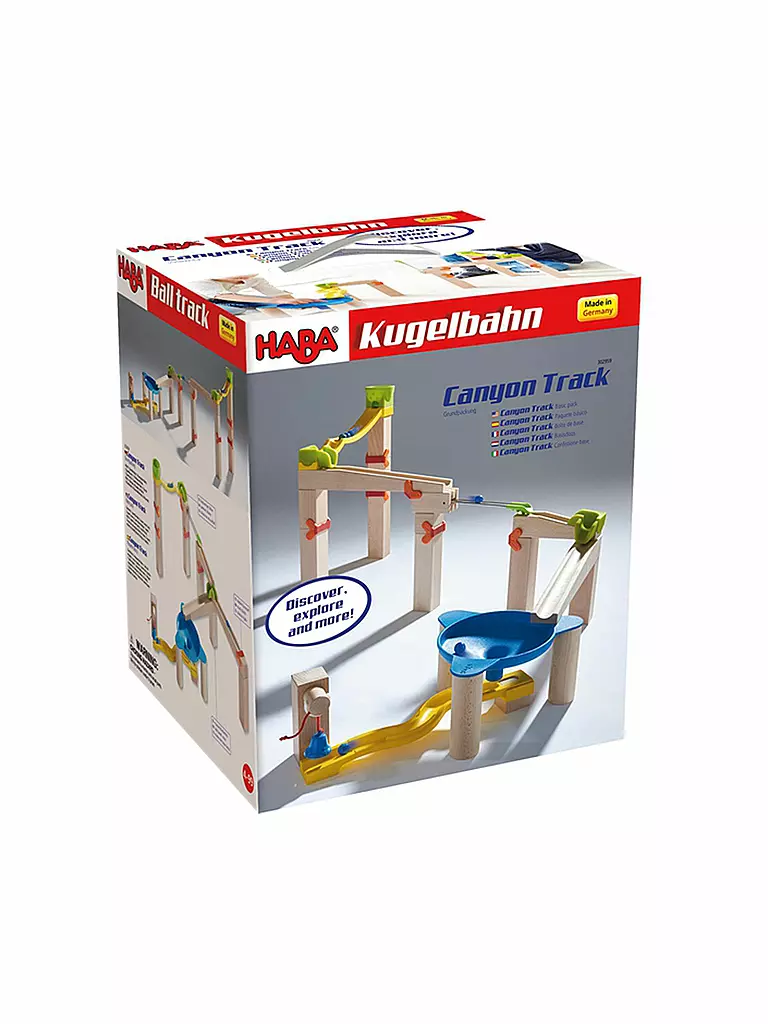 HABA | Kugelbahn – Grundpackung Canyon Track | transparent