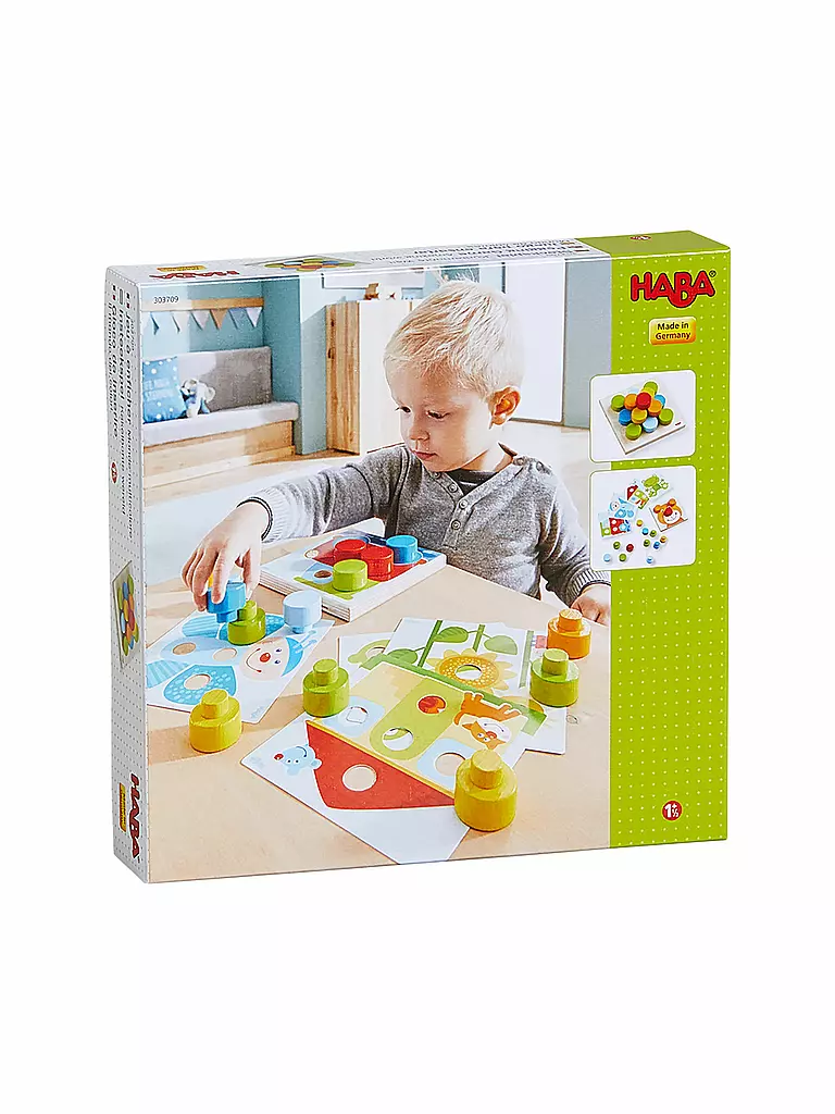 HABA | Steckspiel Kunterbunte Welt | keine Farbe