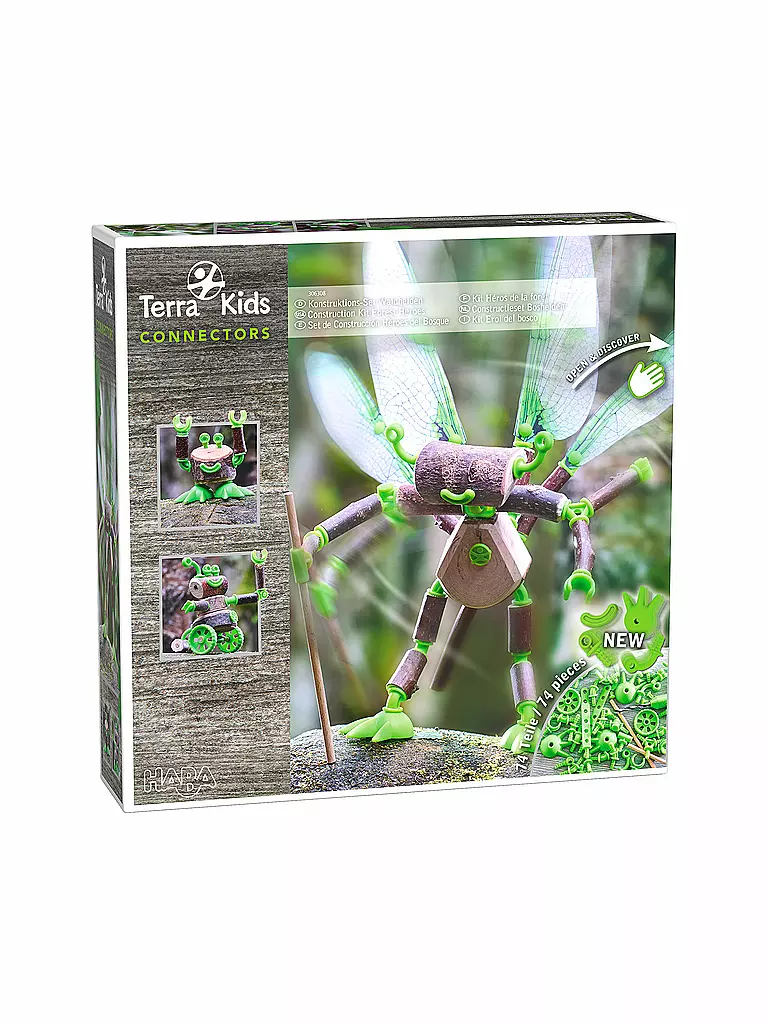 HABA | Terra Kids Connectors – Konstruktions-Set Waldhelden | keine Farbe