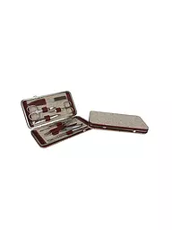 HAMMANN | Ledermanikürset ( Tweed / 7 teilig )  | braun