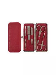 HAMMANN | Ledermanikürset (Havanna, 5-teilig) | rot
