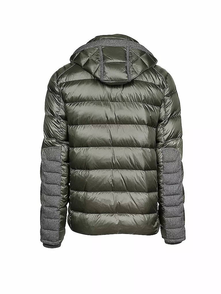 HANDSTICH | Daunenjacke "James" | olive