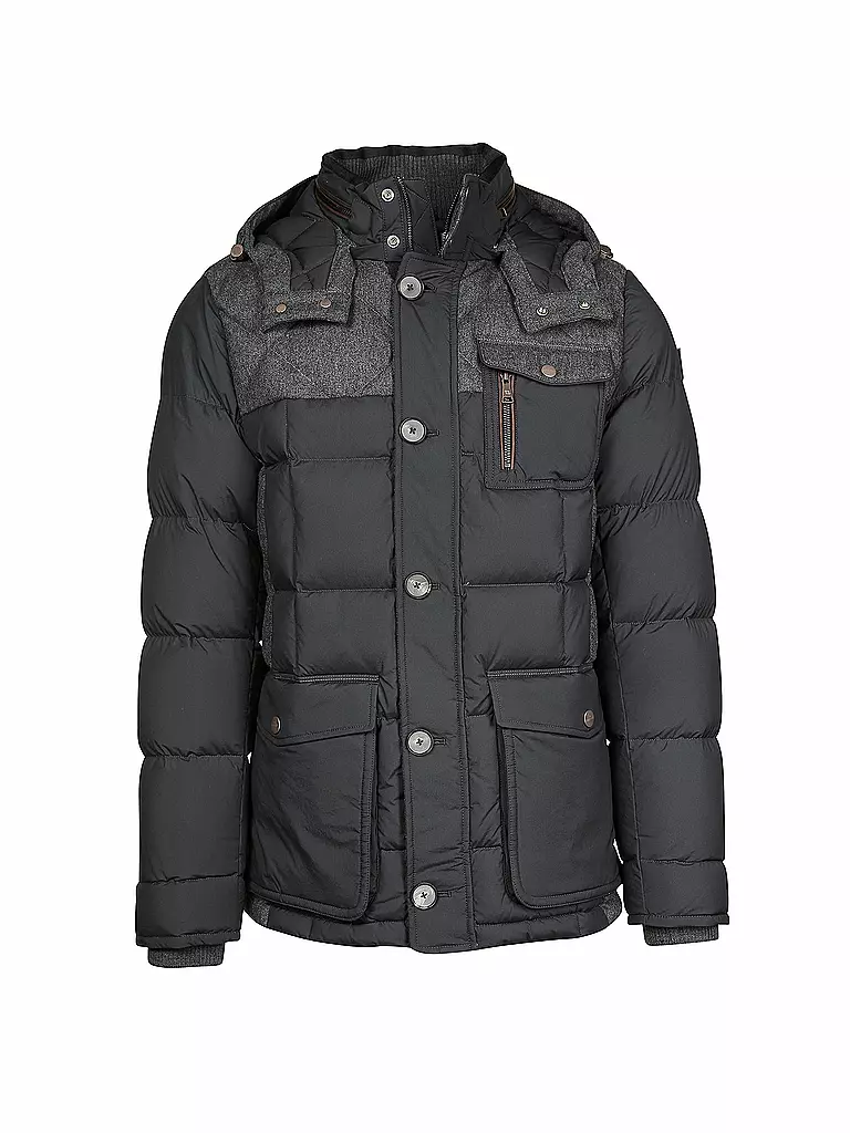 HANDSTICH | Jacke "Edward" | grau