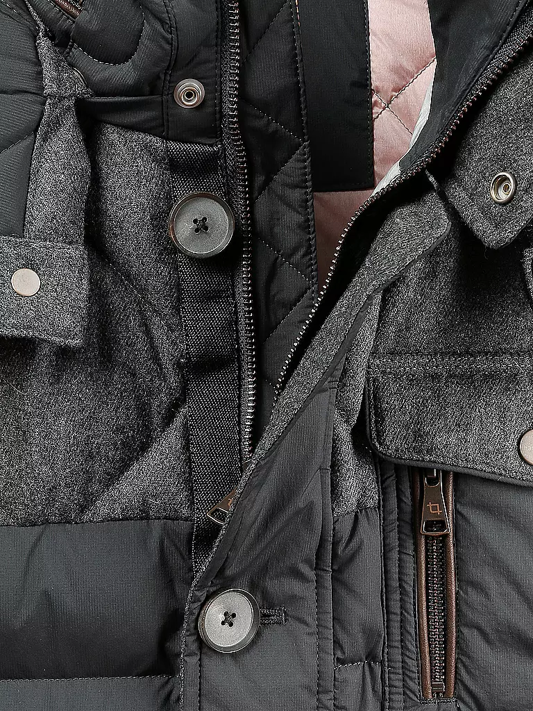 HANDSTICH | Jacke "Edward" | grau