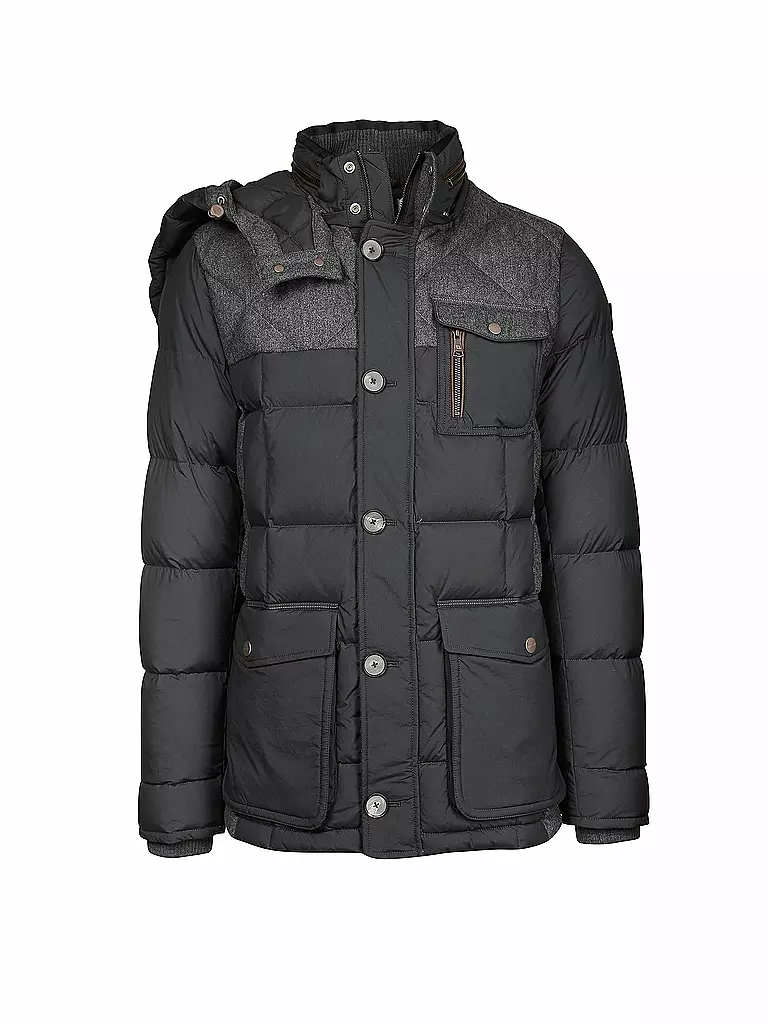 HANDSTICH | Jacke "Edward" | grau