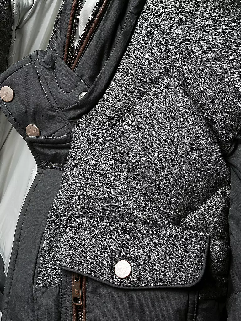 HANDSTICH | Jacke "Edward" | grau