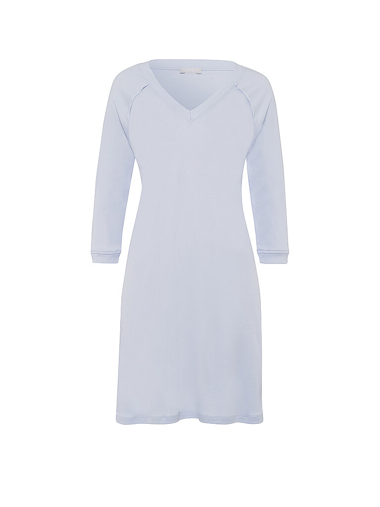 Hanro Sleepshirt - Nachthemd Pure Essence | Xs Hellblau