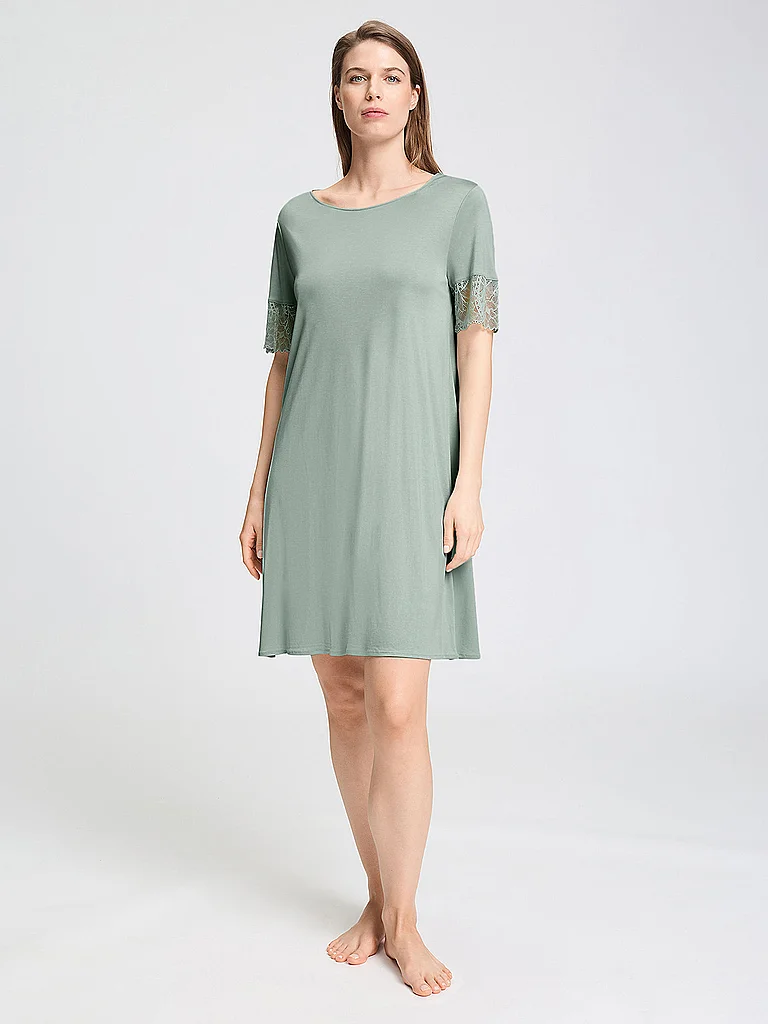 HANRO Nachthemd - Camisón AZELIA verde | S