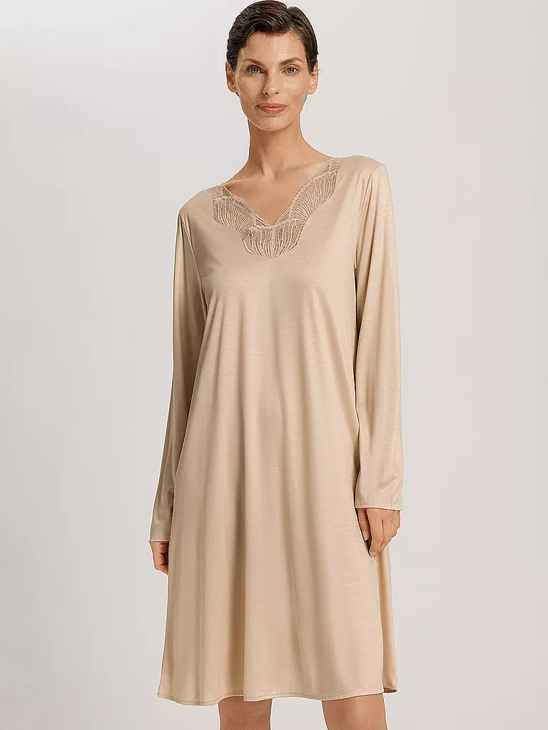 HANRO | Nachthemd - Sleepshirt | camel
