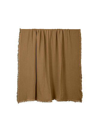 HAOMY | Tagesdecke - Plaid VANLY 130x180cm Tabac