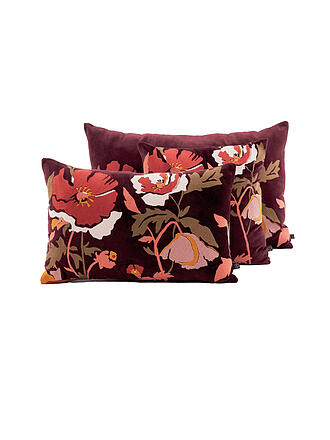 HAOMY | Kissenhülle 45x45cm BRISTOL Burgundy