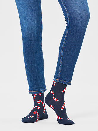 HAPPY SOCKS | Damen Socken CANDY CANE 36-40 navy