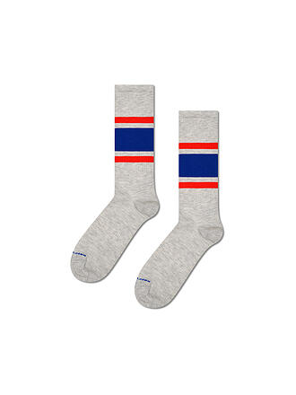 HAPPY SOCKS | Damen Socken SIMPLE STRIPE 36-40 grey