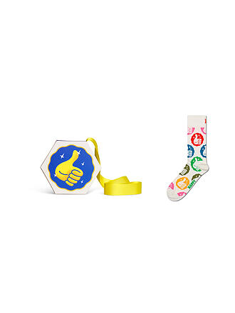 HAPPY SOCKS | Damen Socken Geschenkbox MEDAL SOCK 36-40 blue