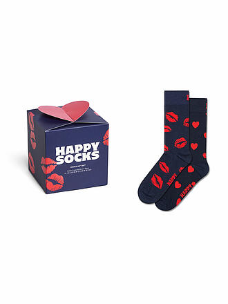 HAPPY SOCKS | Damen Geschenkset 2er Pkg. VALENTINES 36-40 blue