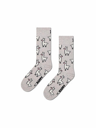HAPPY SOCKS | Herren Socken LLAMA 41-46 grey