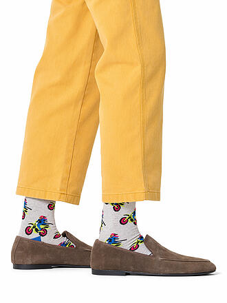 HAPPY SOCKS | Herren Socken MOTOR BIKE 41-46 grey