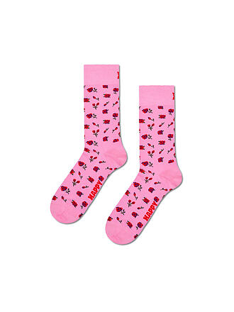 HAPPY SOCKS | Damen Socken ROSES 36-40 pink