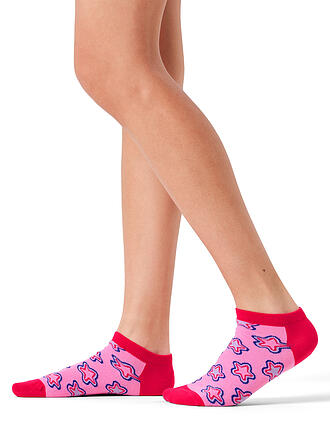 HAPPY SOCKS | Damen Sneaker Socken STARS 36-40 pink