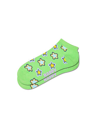HAPPY SOCKS | Herren Sneaker Socken STARS 41-46 light green