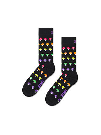 HAPPY SOCKS | Herren Socken MUSHROOM STRIPE 41-46 black