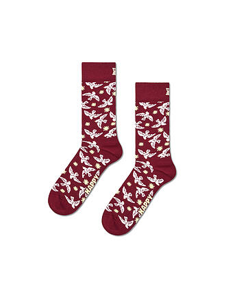 HAPPY SOCKS | Damen Socken 36-40 DOVE SOCK dark red