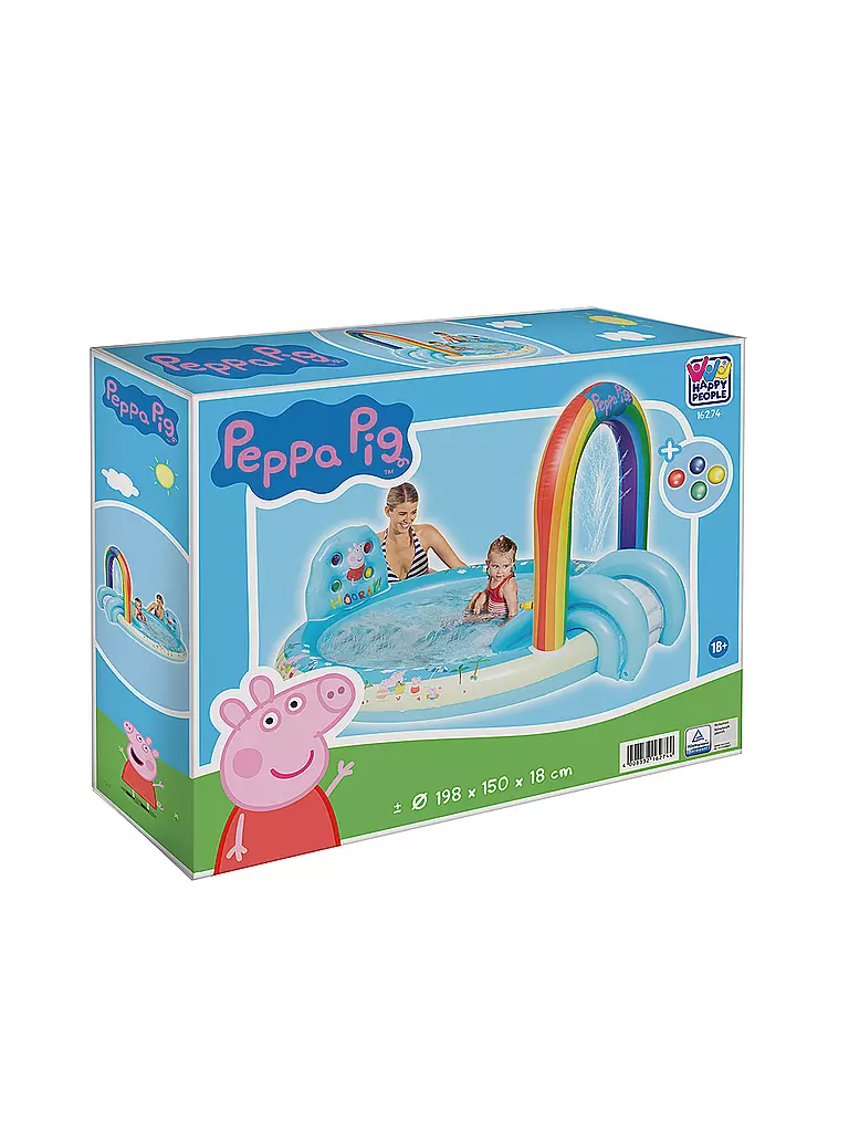 HAPPY PEOPLE | Peppa Pig Playpool mit Rutsche | keine Farbe