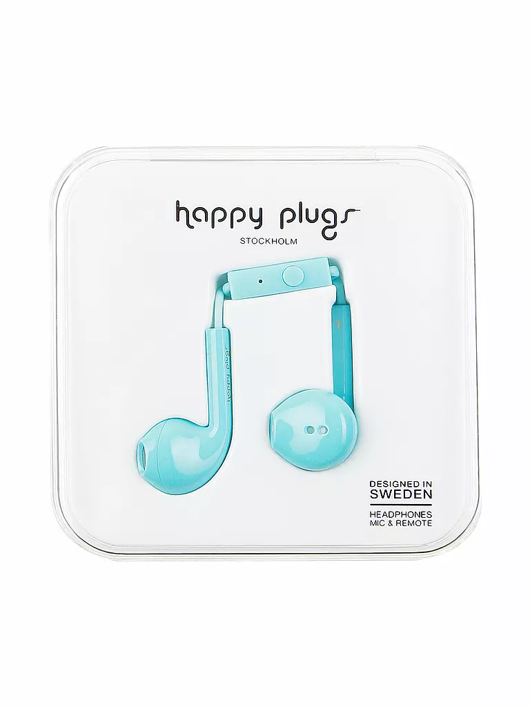 HAPPY PLUGS | Headphones Plus Deluxe Edition "Earbud" | türkis