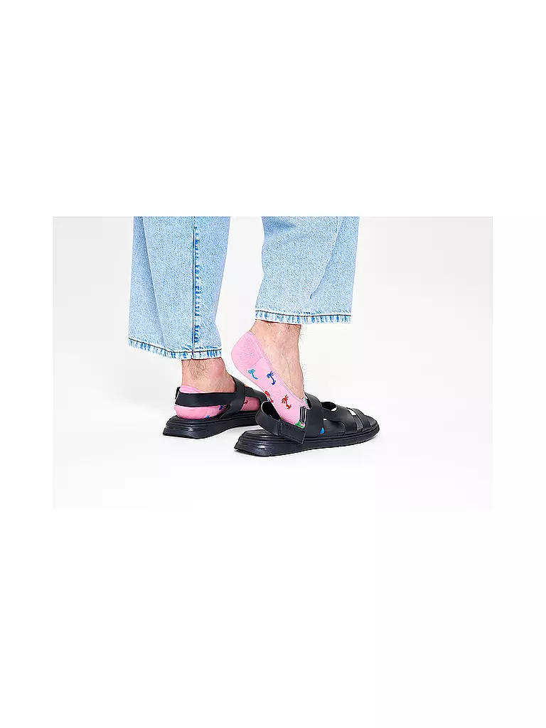 HAPPY SOCKS | Damen Füsslinge PALM medium pink | rosa