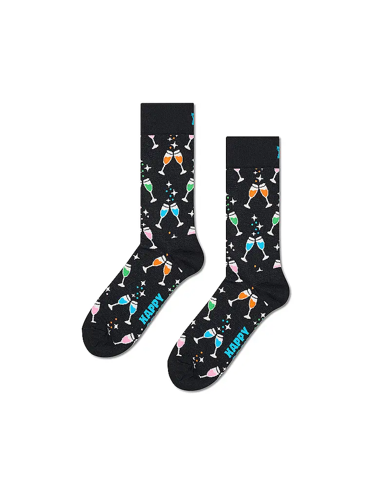 HAPPY SOCKS | Damen Geschenkbox Socken 3er Pkg. CELEBRATIONS 36-40 black | 
