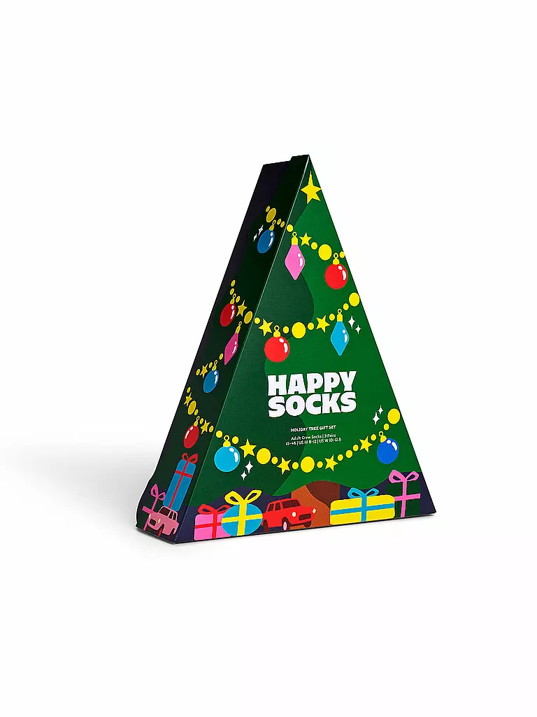 HAPPY SOCKS | Damen Geschenkset 3er Pkg. HOLIDAY 36-40 green | 