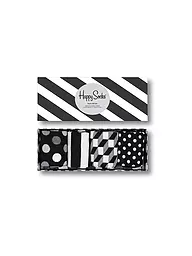 HAPPY SOCKS | Damen Geschenkset 4-er Pkg. BLACK&WHITE 36-40 black | schwarz