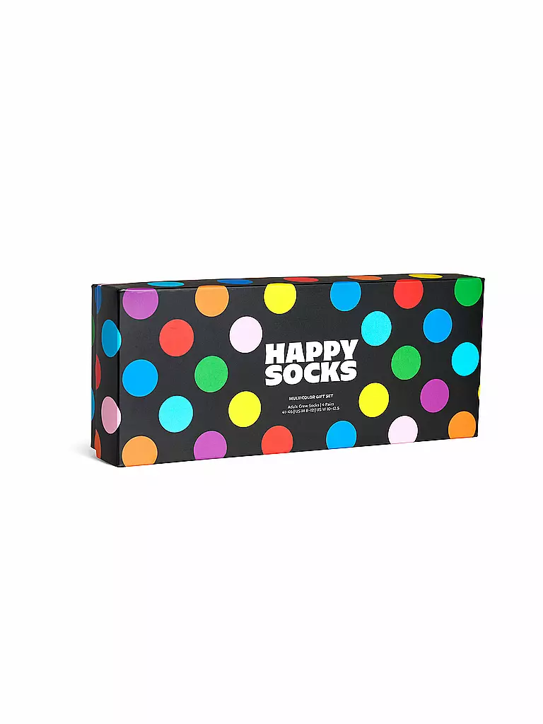 HAPPY SOCKS | Damen Geschenkset 4er Pkg. MULTI 36-40 black | schwarz