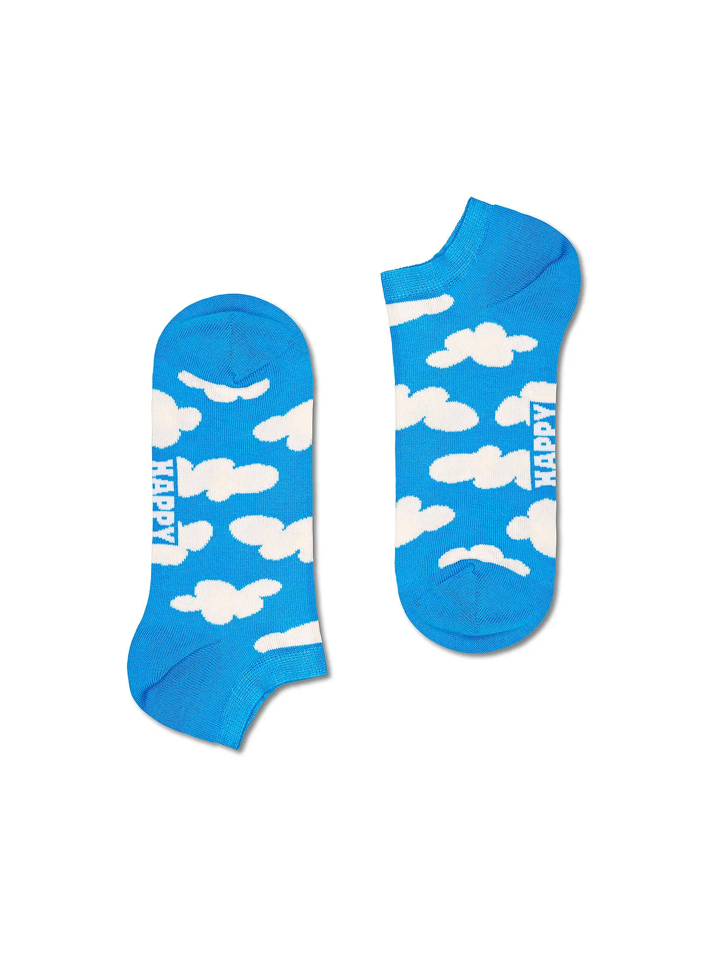HAPPY SOCKS | Damen Sneaker Socken CLOUDY 36-40 light blue | hellblau