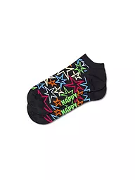 HAPPY SOCKS | Damen Sneaker Socken MEGA STAR 36-40 black | schwarz